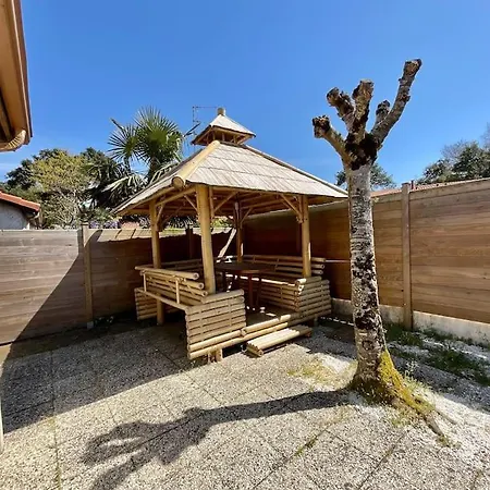 La Villa Azur - Chaleureuse Maisonnette Avec Piscine Partagee Capbreton Exterior photo